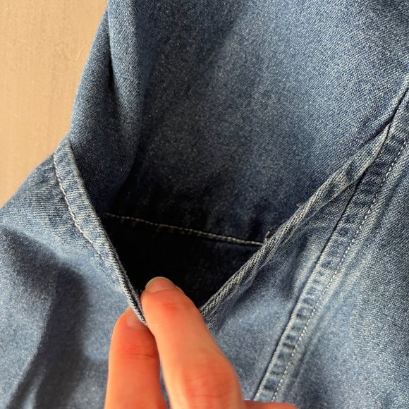 Vintage 90s Auraze for Beau Baker Multi Pocket Wide Leg Jeans - Picture 4 of 8